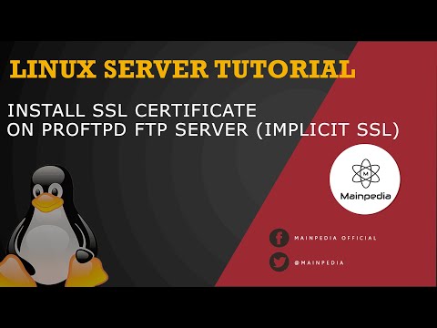 Install SSL Certificate on ProFTPd FTP Server (Implicit SSL)