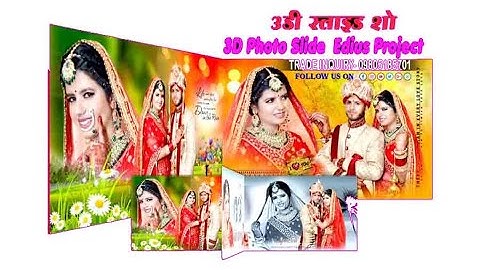 3D photo slide show edius project 2022