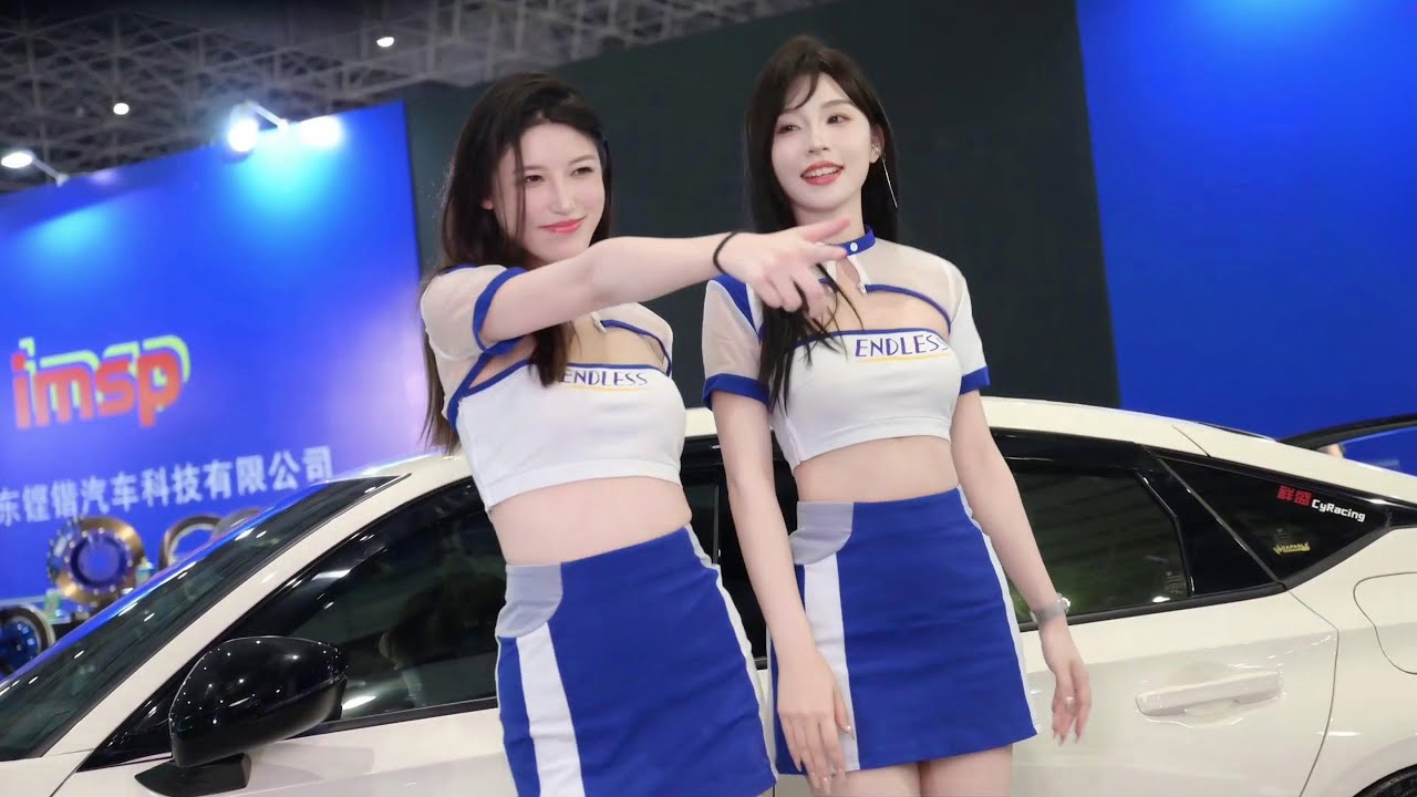 Dongguan AIT Chinese Race Queen 중국 모델 - YouTube