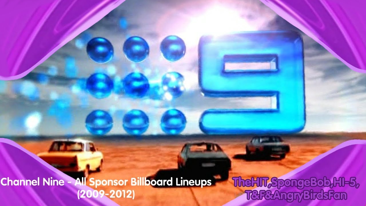 Nine Network Australia | All Sponsor Billboard Lineups Compilation | (2009-2012)