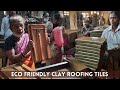 How Eco friendly Clay Roofing Tiles Making Full Process Step by Step | Clay Tile Factory Production