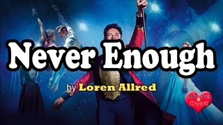 Video thumbnail of "Never Enough"