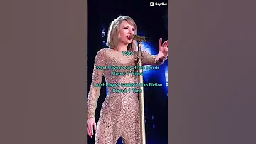 The Most And Least Played Surprise Songs From Each Album Taylorswift Surprisesongs Theerastour 