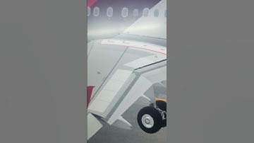 SPOILERS assisted for rolling with aileron #a320 #xplane #pw1100g #pratt