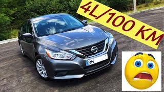 Реальный расход топлива Nissan Altima. Вариатор или автомат?