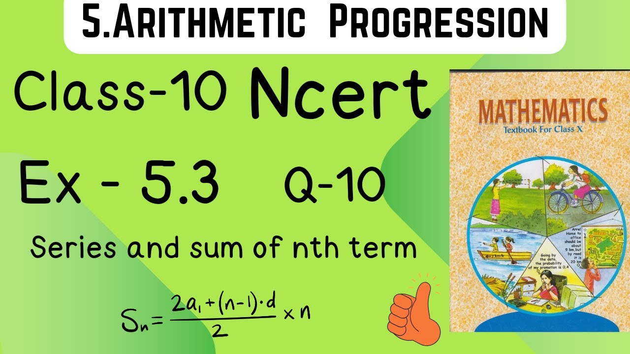 exercise 5.3 question 10 class 10 arithmetic progression ncert - YouTube