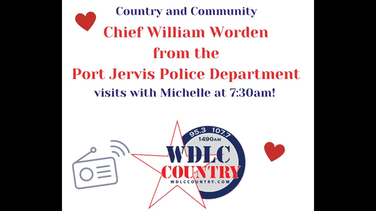 Port Jervis Police Chief William Worden visits with Michelle! YouTube