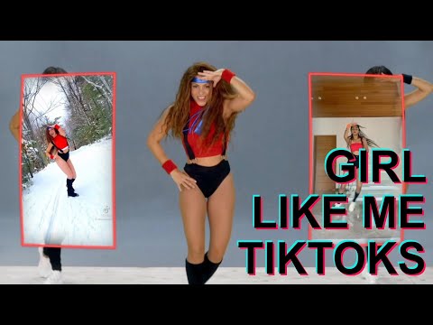 Black Eyed Peas, Shakira - GIRL LIKE ME (TikTok Compilation)