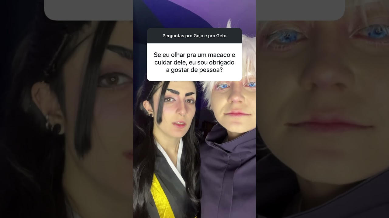GOJO E GETO RESPONDEM!! #jujutsukaisen #gojo #geto @Nandalorenzine