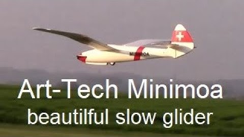 Graceful Minimoa glider (Art-Tech) 2m wingspan