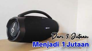 Saingan JBL Boombox Turun Harga ! Roomi Grande Review #speaker #bass  #roomi #partybox