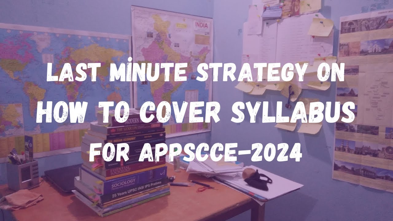 Effective Syllabus Coverage Strategy for APPSCCE 2024 | Arunachal ...