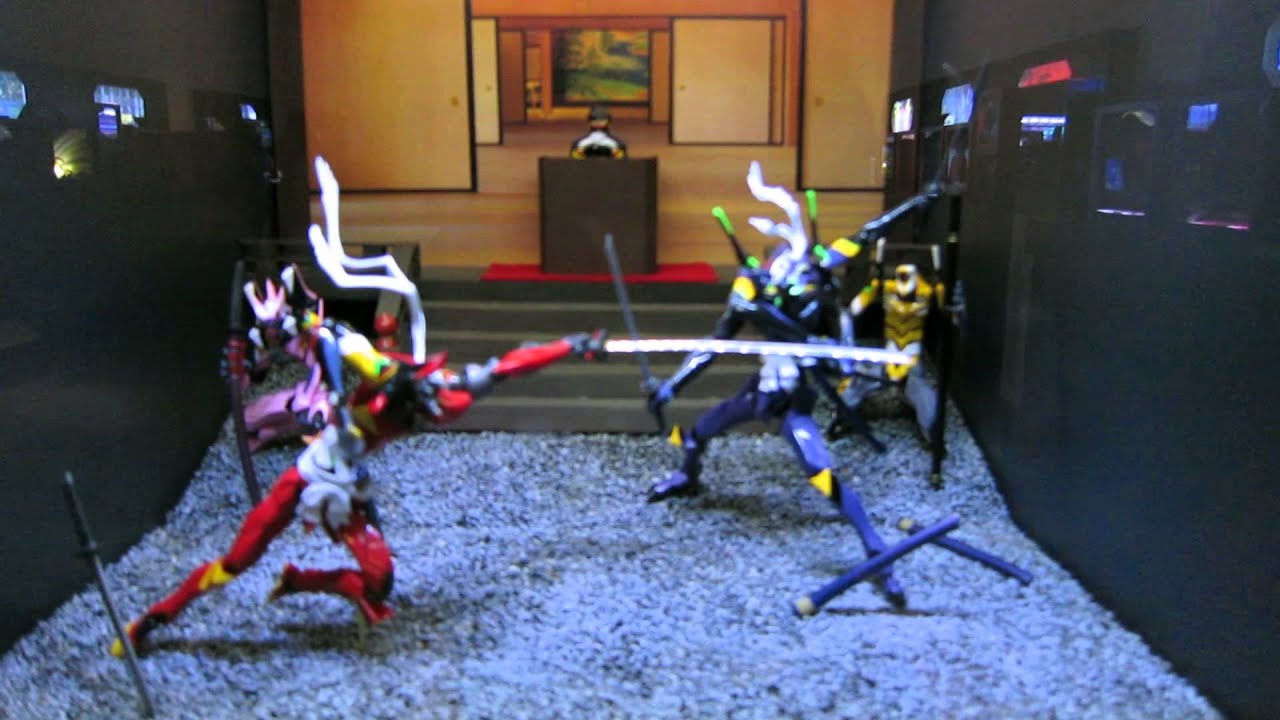 海洋堂エヴァンゲリオンフィギュアワールド 日本刀展コラボ Evangelion Et Les Sabres Japonais Youtube