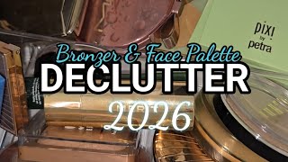 BRONZER + FACE PALETTES ✨️ DECLUTTER 2026