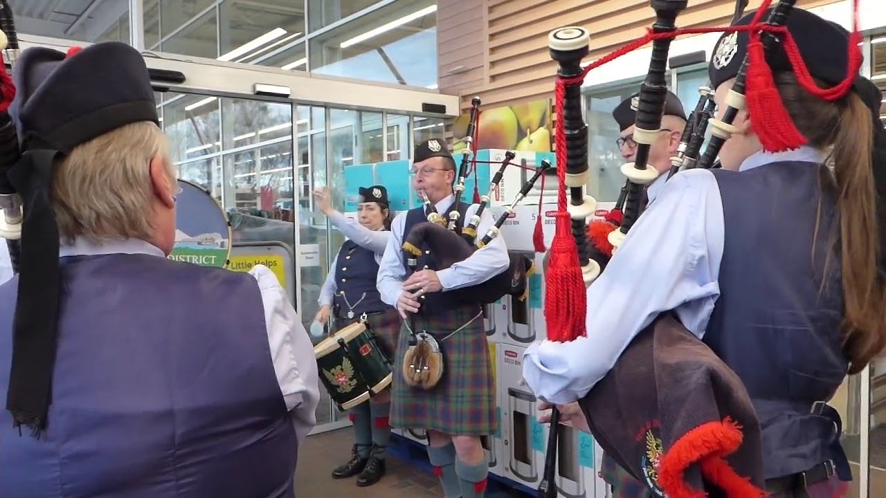 Bagpipes Music New Year's Eve Morning Perth Perthshire Scotland YouTube