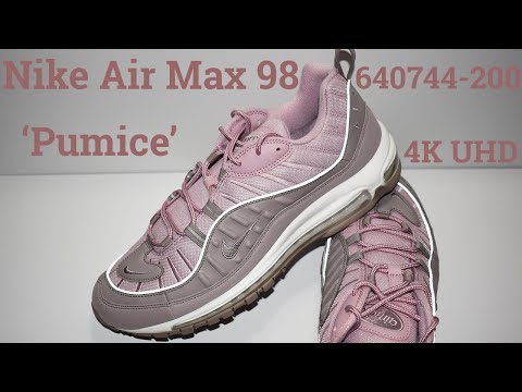 4K] Nike Air Max 98 'Pumice' 640744-200 (2019) An Unboxing and Detailed  Look! Pink White Purple - YouTube