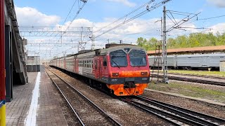 ЭД4М-0353. "Рэкс - Экспресс", сообщением: Мытищи - Москва - Ярославская.