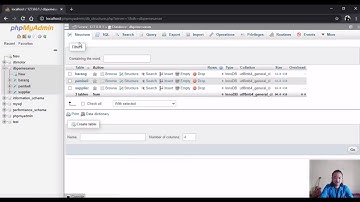 Pembuatan tabel database menggunakan DBdesigner dan Sinkron MySQL