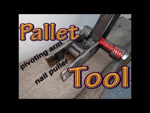 Pallet pry bar for removing pallet boards for your diy project