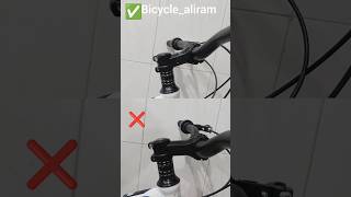 How to quickly and easily raise the handlebars of a bicycle by 100 mm?#youtubeshorts #shorts #bike