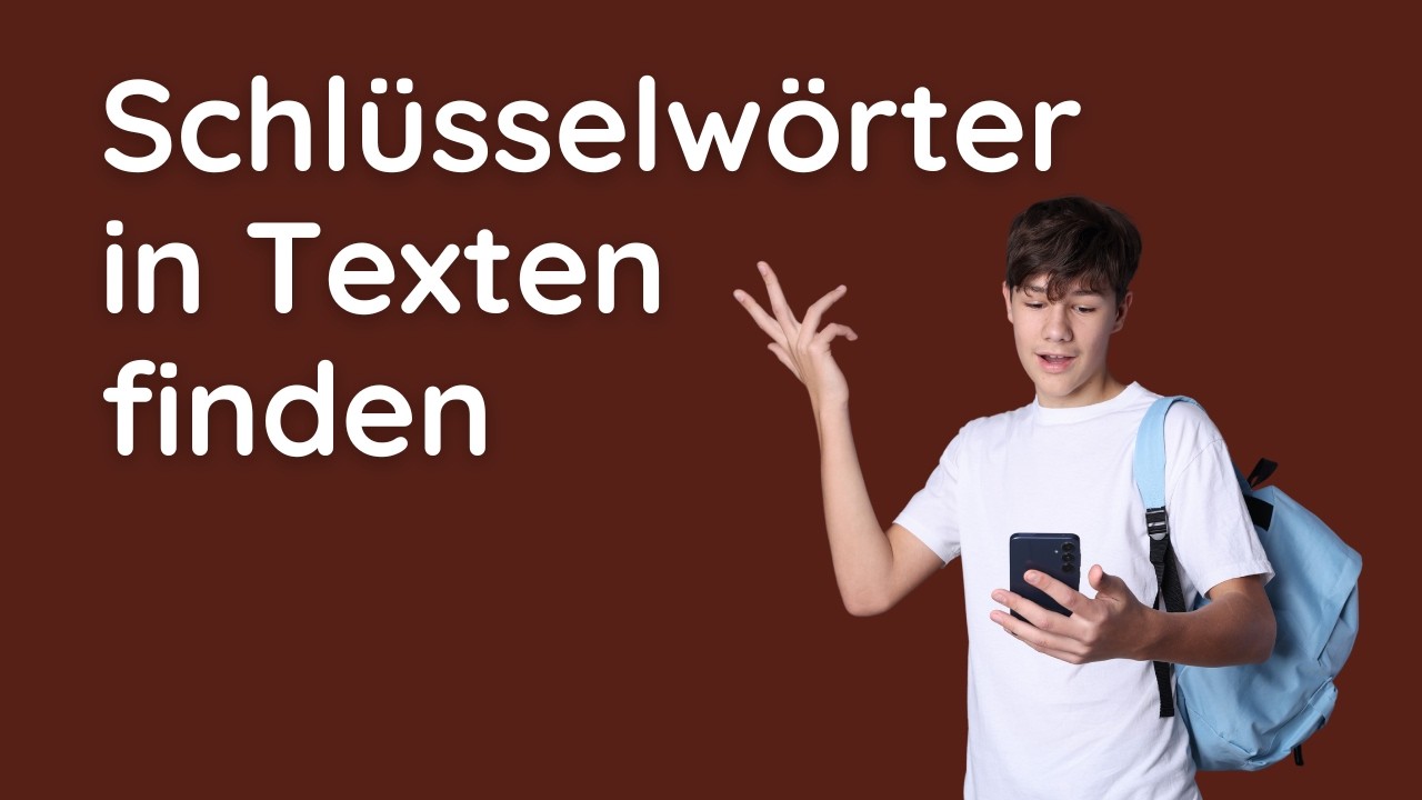 Schlusselworter in Texten Erklarung und Beispiel - YouTube