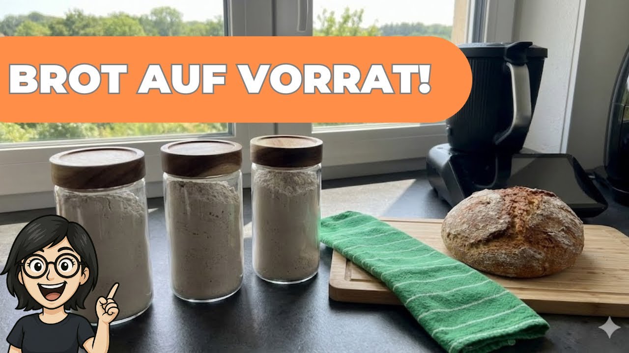 Thermomix TM7: Brot backen mit Sauerteig, meal prep für 1 Woche