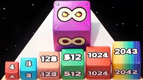 JELLY RUN 2048|merge 3d block puzzle world record All gameplay level