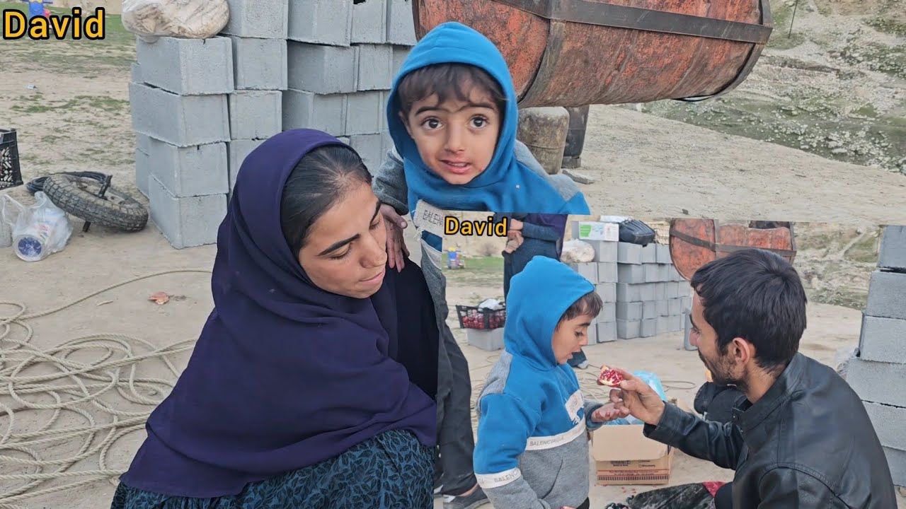 Love and nomadic life: David's wife becomes pregnant❤️