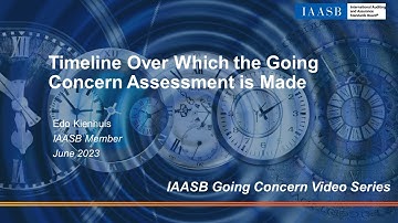Going Concern Standard Proposed Changes: Timeline Over Which a Going Concern Assessment Is Made