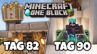 ICH habe 90 TAGE MINECRAFT ONE BLOCK gespielt und DAS ist passiert!