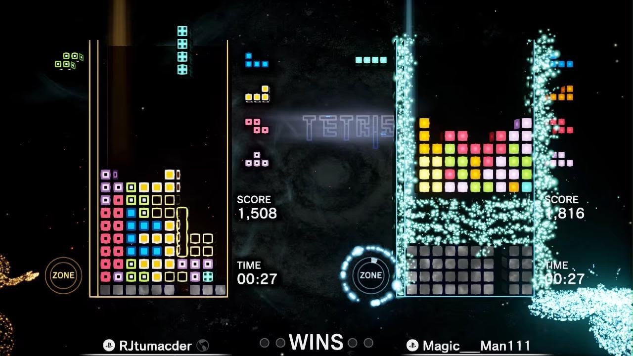 Intense 1v1 Tetris Battle
