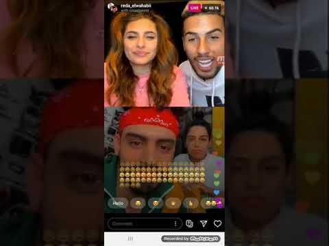 لايف رضا ورغدة عمر يكشف حبيبة رضا السابقة ر رغدة تغار عالى رضا 