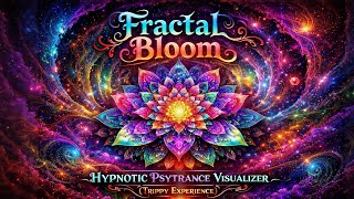 VM |  Fractal Bloom – Hypnotic Psytrance Visualizer (Trippy Experience)