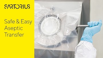 Aseptic Transfer using Biosafe Monolever Port Outside Opening
