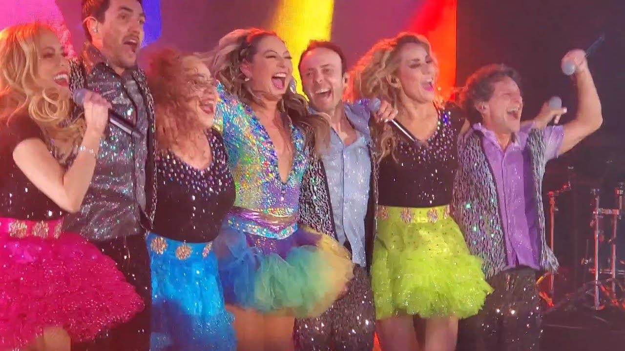 Reencuentro La Onda Vaselina Y Mariana Ochoa Ov7  en Concierto Medley niños, palabras de Julissa
