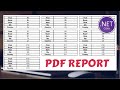PDF Report - Print Stickers or Tags using ASP.NET Core