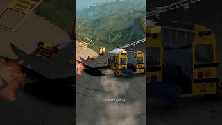 Yellow bus driver crash beamngdrive cars toys bus shorts yellow schoolbus