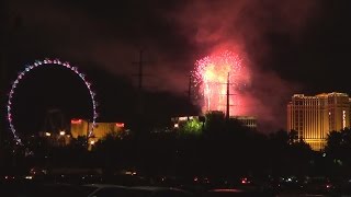 New Year's Eve Fireworks Show, 2015 - The Las Vegas Strip