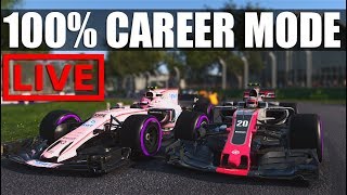 F1 2017 - 100% Distance Career Mode | Round 3: Bahrain