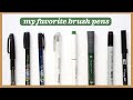 My Favorite Brush Pens for Lettering | Abbey Sy