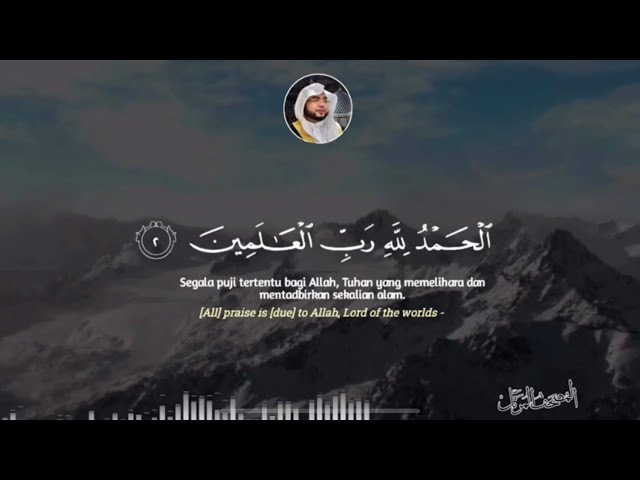 Surah Al-Fatihah & terjemahan (Jiharkah) By Abdulkarim Almakki class=