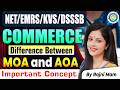 Difference Between MOA and AOA | Commerce Important Concept | NET/EMRS/KVS/DSSSB | Rajni Mam