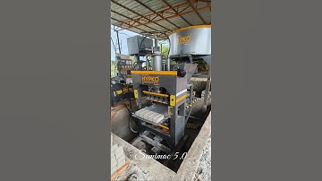 Low Cost Fly Ash Brick Making Machine || Heavy machinery || HYPKO #machine #cementbricks