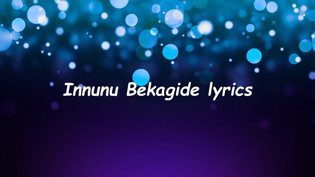 Mundina Nildana   Innunu Bekagide Song Lyrics in English Vasuki Vaibhav  Radhika Praveen Ananya