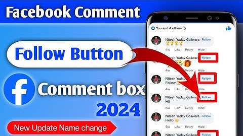 fb comment ke sath follow button kaise karen ||Hoe voeg je een volgknop toe aan een Facebook-comm...