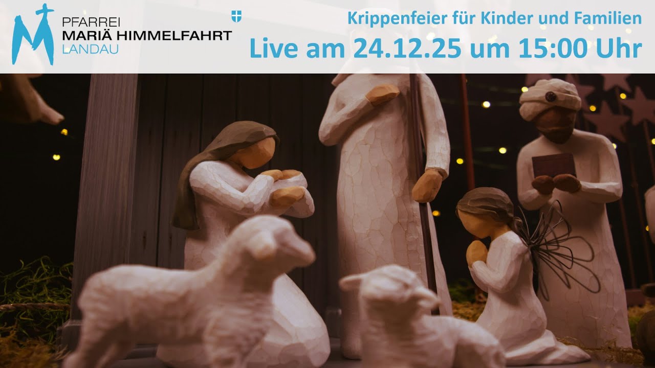 Gottesdienst am 24.12.2025 - Krippenfeier für Kinder und Familien