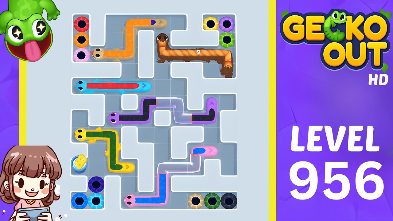 Gecko Out Level 956 Solution Walkthrough