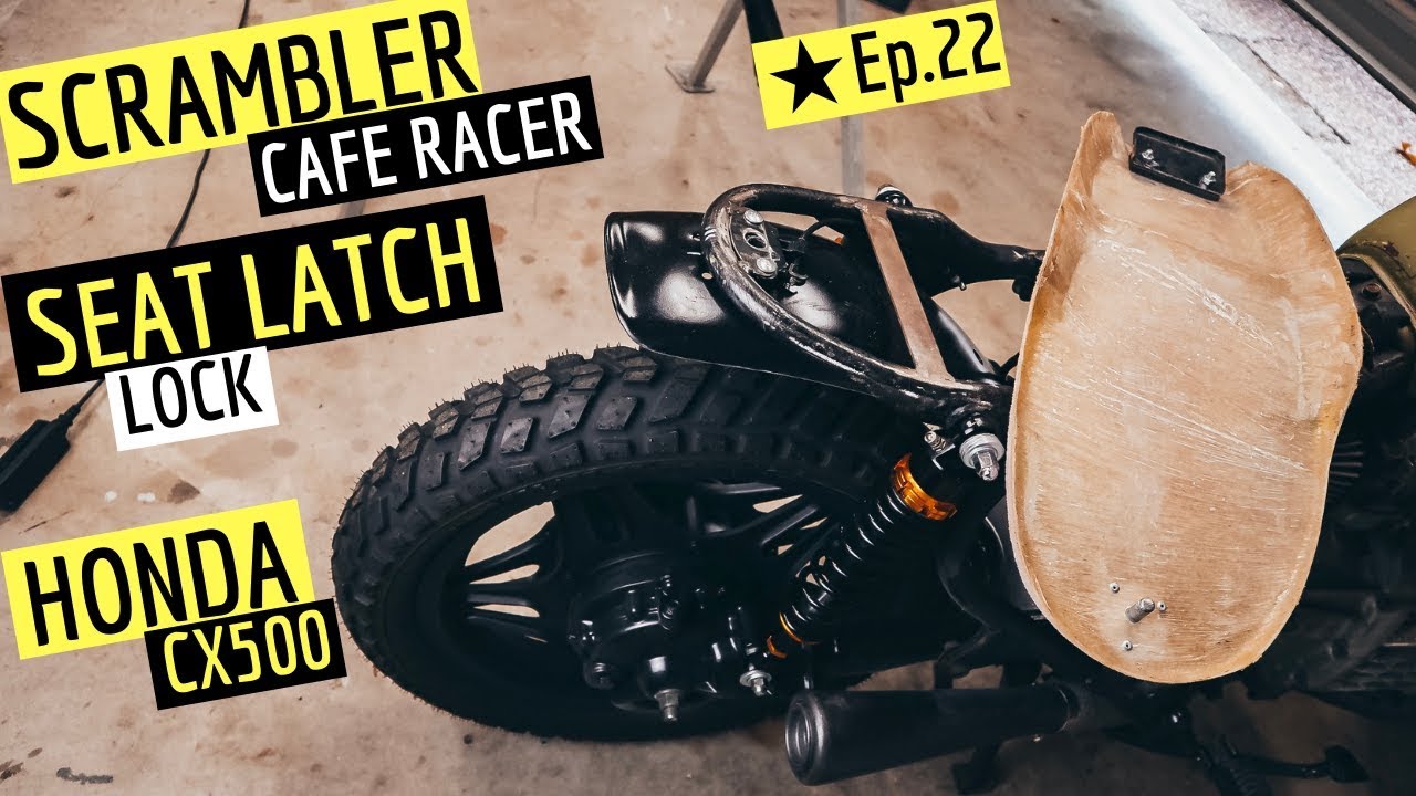 Motorcycle Seat Latch Fabricating On The Honda Scrambler Ep 22 Youtube