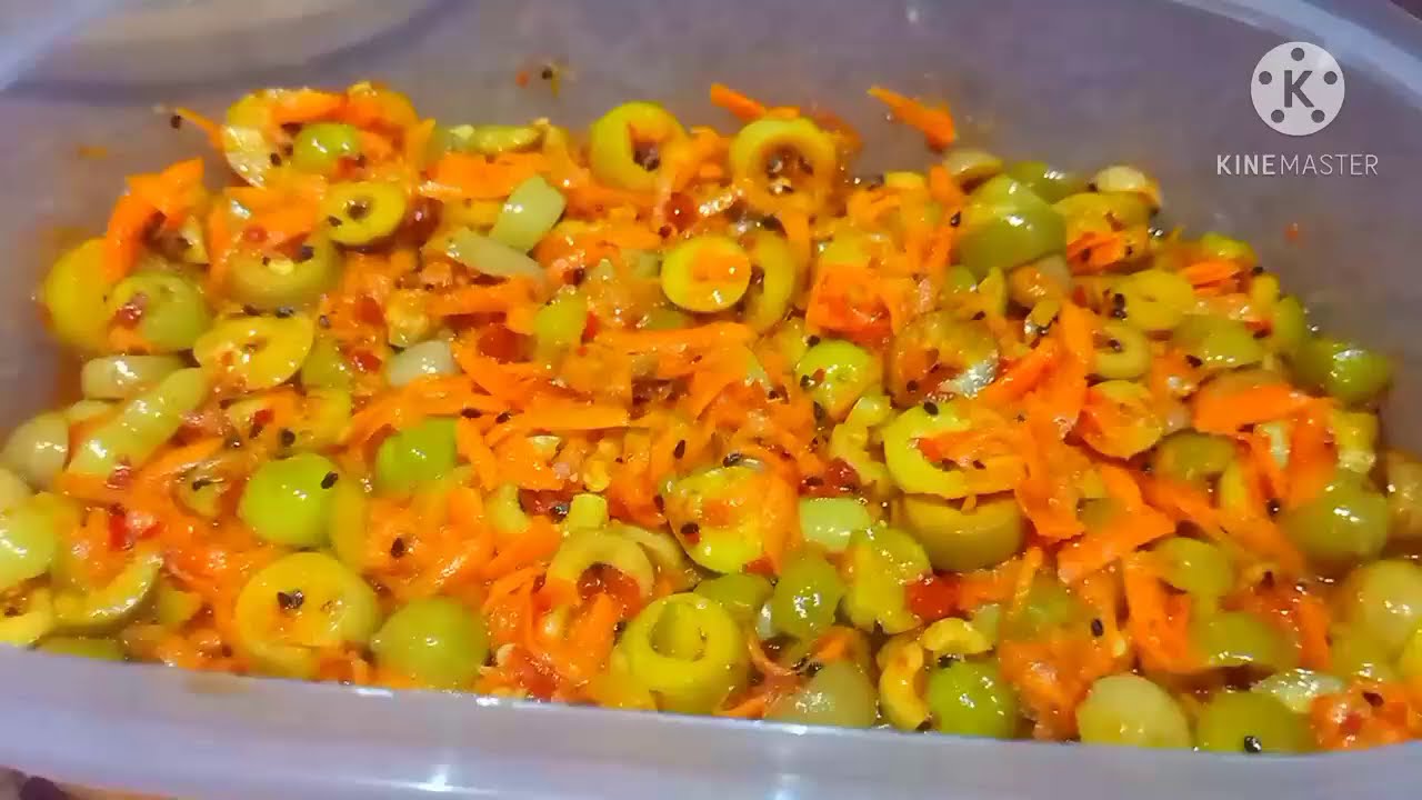 الزيتون المخلى😋زيتون شرائح👍🏻 بالخلطه 👌على طريقتى اميره بكرى