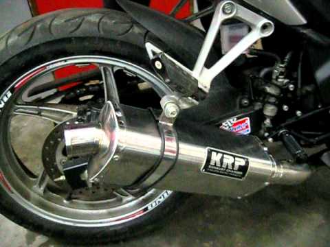 Honda CBR250R KRP Stainless Steel Full Exhaust System 